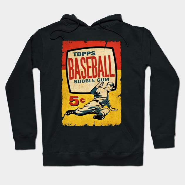 VINTAGE BASEBALL - TOPPS CARDS 5C Hoodie by kedaiadon